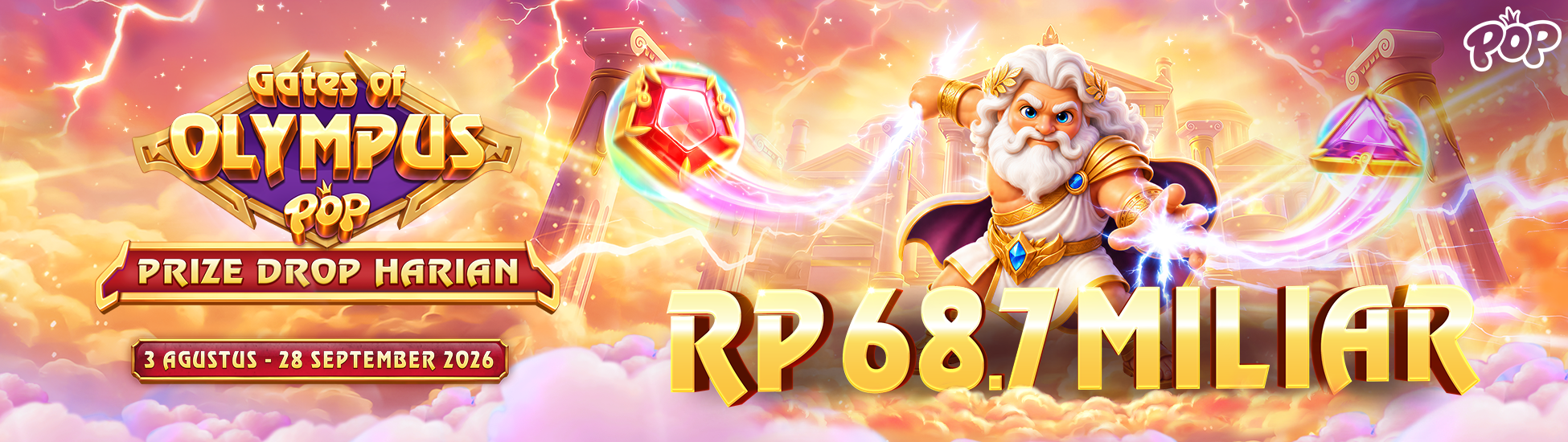 Gates of Olympus POP Prize Drop Harian